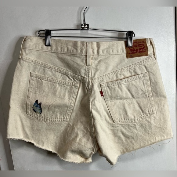 Levis 501 Butterfly Jean Shorts NWOT - Picture 2 of 3